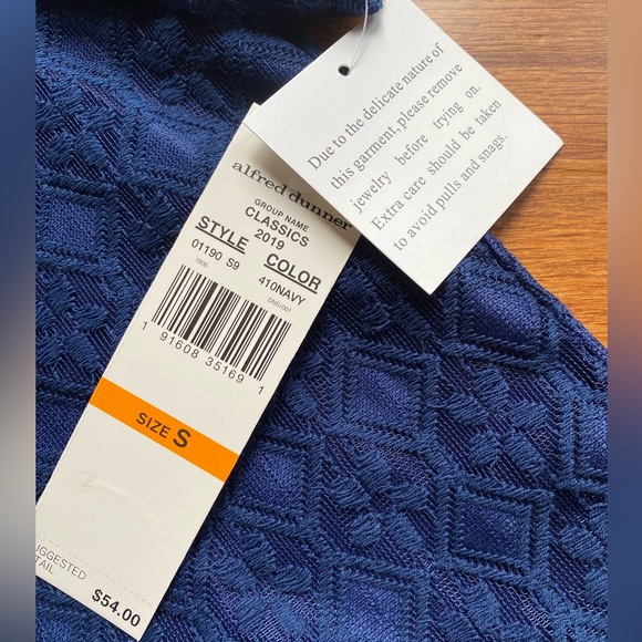 🆕 ALFRED DUNNER Classic Blue Blouse - Picture 3 of 8